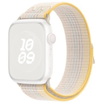 KALEBOL Apple Watch Series 41mm - 40mm - 38mm Universal Klockarmband Nylon Strap - Flerfärgad + Stjärnljus