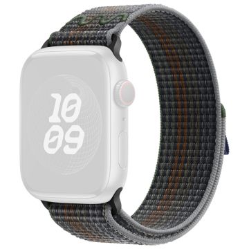 KALEBOL Apple Watch Series 41mm - 40mm - 38mm Universal Klockarmband Nylon Strap - Midnatt