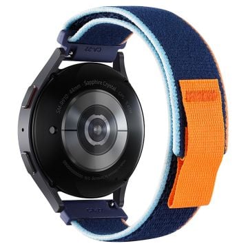 KALEBOL KLB-YJNLHH-001 Samsung Galaxy Watch6 / Watch6 Classic Nylonarmband 20mm Klockarmbandsögla Fästanordning - Marinblå