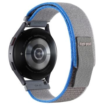 KALEBOL KLB-YJNLHH-001 Samsung Galaxy Watch3 45mm / Huawei Watch GT4 46mm Armband Sportrem 22mm - Blå + Grå