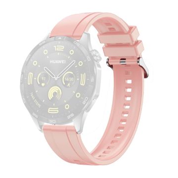 Huawei Watch GT 4 41mm / Garmin Venu 3S 18mm Klockarmband Silikonband Ersättning - Rosa