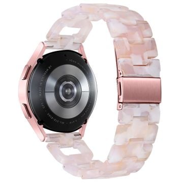 D-Shape Strap Huami Amazfit Cheetah Pro Resin Bracelet Replacement Klockarmband - Rosa Blomma