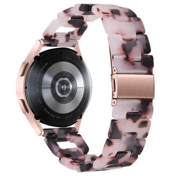 D-Shape Strap Huami Amazfit Cheetah Pro Resin Bracelet Replacement Klockarmband - Rosa + Svart