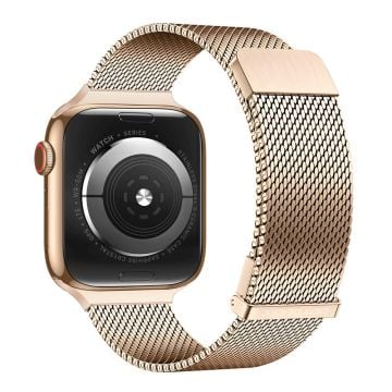 DUX DUCIS Milanese Pro Series Apple Watch Series 41mm - 40mm - 38mm Mesh-armband Magnetiska - Guld