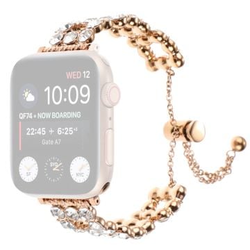 Apple Watch Series 41 mm - 40 mm - 38 mm klockarmband i zinklegering - Roséguld