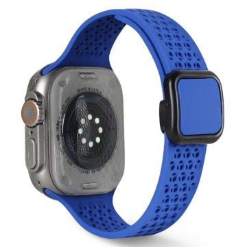 Apple Watch Series 41mm - 40mm - 38mm Magnetiskt silikonarmband - Safir