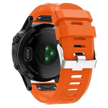 KALEBO LKLB-HWGJ-001 Garmin Fenix 6X / Fenix 7X / Instinct 2X Smart Watch Band QuickFit 26mm silikonarmband - Orange