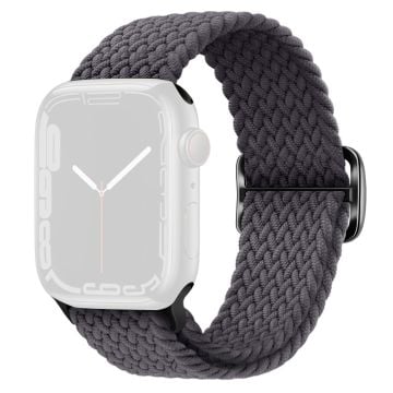 KALEBOL KLB - BZNL - 001 Apple Watch Series 41mm - 40mm - 38mm Nylon klockarmband - Rymdgrå