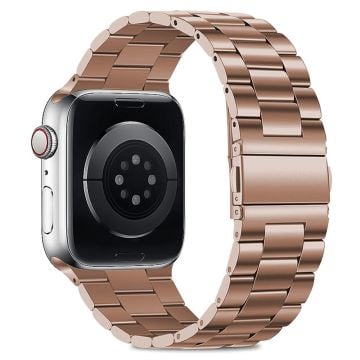 KALEBOL Apple Watch Series 41mm - 40mm - 38mm Klockarmband i rostfritt stål - Retro Guld