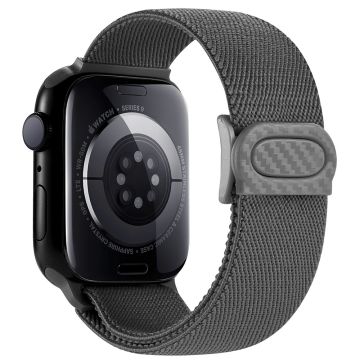 Apple Watch Series 41mm - 40mm - 38mm Klockarmband Elastiskt nylonarmband - Grå