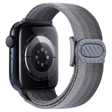 Apple Watch Series 41mm - 40mm - 38mm Klockarmband Elastiskt nylonarmband - Gradient Grå