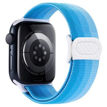 Apple Watch Series 41mm - 40mm - 38mm Klockarmband Elastiskt nylonarmband - Gradient Blå