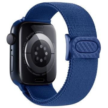 Apple Watch Series 41mm - 40mm - 38mm Klockarmband Elastiskt nylonarmband - Blå