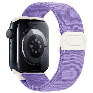 Apple Watch Series 41mm - 40mm - 38mm Klockarmband Elastiskt nylonarmband - Lila