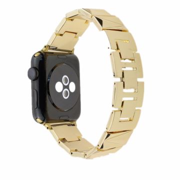 Apple Watch Series 41mm - 40mm - 38mm Klockarmband Aluminiumlegering Metallarmband - Guld