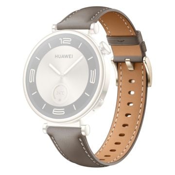 Huawei Watch GT 4 41mm / Garmin Venu 3S 18mm Klockarmband Armband i äkta koskinn - Brun