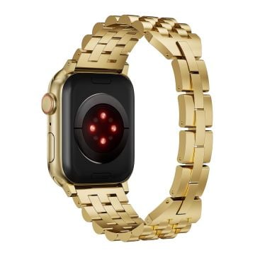 Apple Watch Series 41mm - 40mm - 38mm 5-Bead metallarmband - Guld