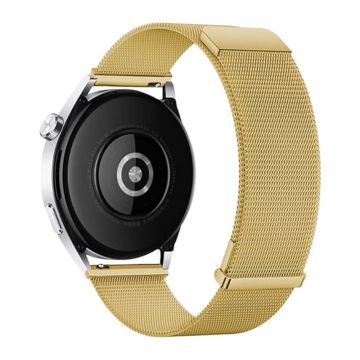 Samsung Galaxy Watch6 Classic / Watch6 klockarmband 20mm Milanese Mesh Magnetic Armband - Guld