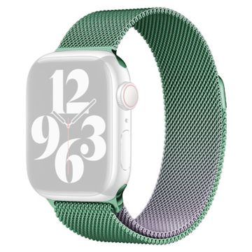 Apple Watch Series 41mm - 40mm - 38mm Watch Band Gradient Magnetic Strap - Light Purple+Light Green