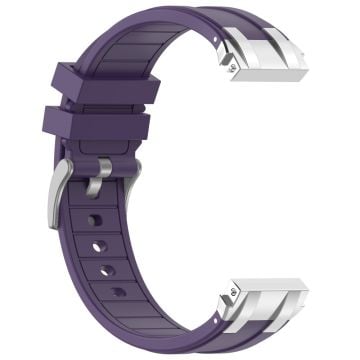 Huawei / Samsung 22mm Universal Smartwatch Strap Silicone Replacement Band - Purple