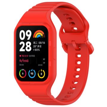 Xiaomi Smart Band 8 Pro Easily Adjustable Watch Strap Flexible Silicone Wrist Band - Red