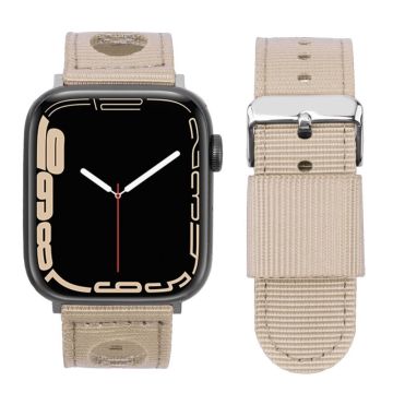 Apple Watch Series 41mm - 40mm - 38mm Nylon Watch Band Waterproof Replacement Strap - Beige