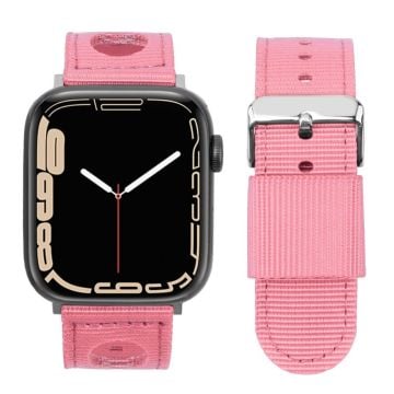 Apple Watch Series 41mm - 40mm - 38mm Nylon Watch Band Waterproof Replacement Strap - Pink