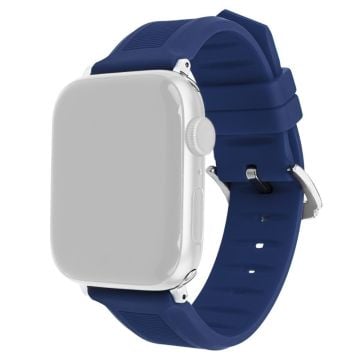 Apple Watch Series 41mm - 40mm - 38mm Silicone Watch Band Adjustable Strap - Sapphire