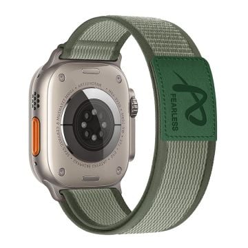 Apple Watch Series 41mm - 40mm - 38mm Wrist Strap Nylon Watch Band - Pine Needle Green