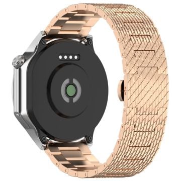 Huawei Watch GT 3 42mm / GT 3 Pro 20mm Stainless Steel Watch Strap with Buckle - Rose Gold