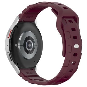 Huawei Watch GT 4 46mm / 4 Pro / 4 41mm Silicone Watch Strap 22mm Armour Watch Band Replacement - Wine Red