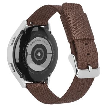 Huawei Watch GT 3 42mm / Watch GT 3 Pro 43mm Wrist Strap 20mm Texture Nylon Watch Strap - Brown / Grid