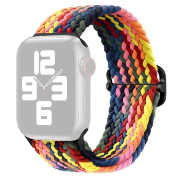 Apple Watch Ultra 2 Ultra 49mm / 9 8 7 45mm / 6 5 4 SE (2023) SE (2022) SE 44mm / 3 2 1 42mm Strap Nylon Braided Watch band  - Multi-color