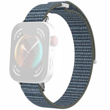 Huawei Watch Fit 3 Watch Strap Magic Tape Nylon Wrist band  - Storm Grey