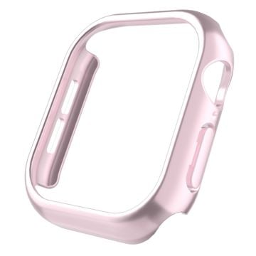 Apple Watch Series 10 46 mm fodral matt, ihåligt, hårt, stötskyddande klockskydd - S9 Ny Rosa