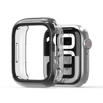 Apple Watch Series 8 41mm / Apple Watch Series 9 41mm / Apple Watch Series 7 41mm DUX DUCIS Camo Series Watch Case PC+TPU Watch Cover Protector - Black