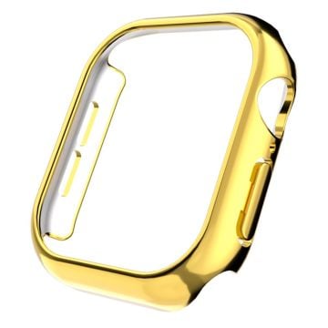 Apple Watch Series 10 46mm Fodral Galvaniserat ihåligt hårt stötskyddande klockskydd - Guld