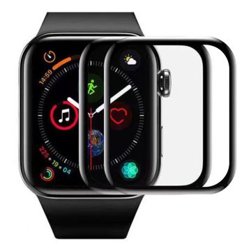 Apple Watch Series 9 / 8 / 7 41mm 2-Pack Full Cover Soft Watch Film Screen Protector with Installation Tool