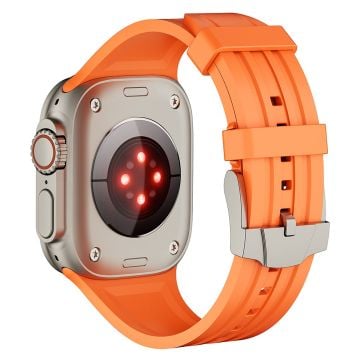 Apple Watch 41mm / 40mm / 38mm klockarmband Fluororubber klockarmband - Orange