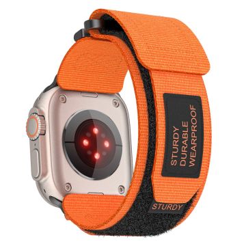 Apple Watch 41mm / 40mm / 38mm Nylon klockarmband flätat armband - Orange