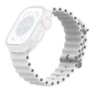 AHASTYLE WG102 Apple Watch Series 41mm - 40mm - 38mm Silicone Watch Band - White