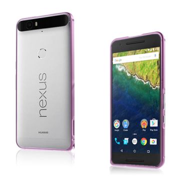 Remes Huawei Nexus 6P Metall Stötfångare - Rosa