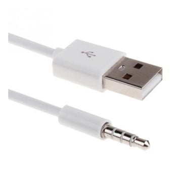 Konverteringskabel för 3.5mm hankontakt till USB 2.0 hankontakt i 1M HIFI