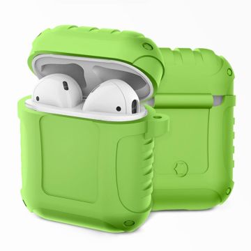 Stötsäkert silikonfodral till Airpods - Grön