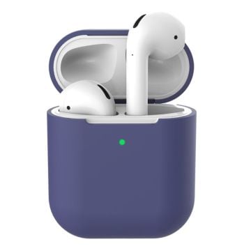 Apple Airpods silikonfodral till laddningsetui - Mörkblå