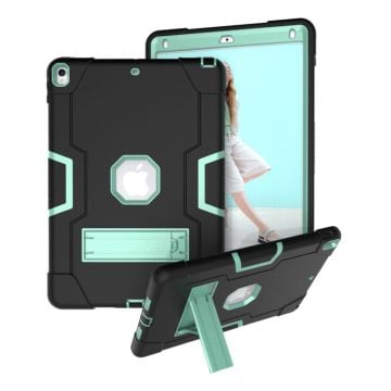 iPad Air (2019) stötsäkert hybridfodral - Svart / Cyan