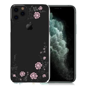 Kavaro iPhone 11 Pro Max Flora kristallfodral - Svart