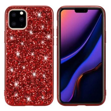 Glitter iPhone 11 skal - Röd