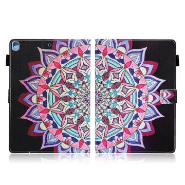 iPad 10.2 (2020) / Air (2019) mönster läder fodral - mandala