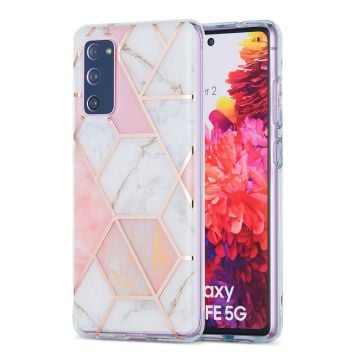 Marmormotiv Samsung Galaxy S20 FE 5G / Samsung Galaxy S20 FE skal - Rosa